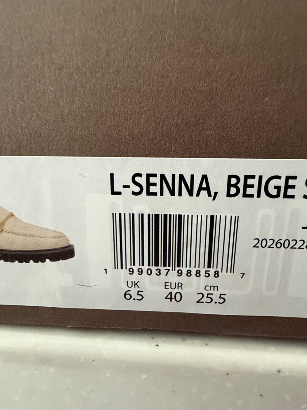 Franco Sarto Beige Suede Lug Sole Loafer with Gold Accent - Picture 7 of 7